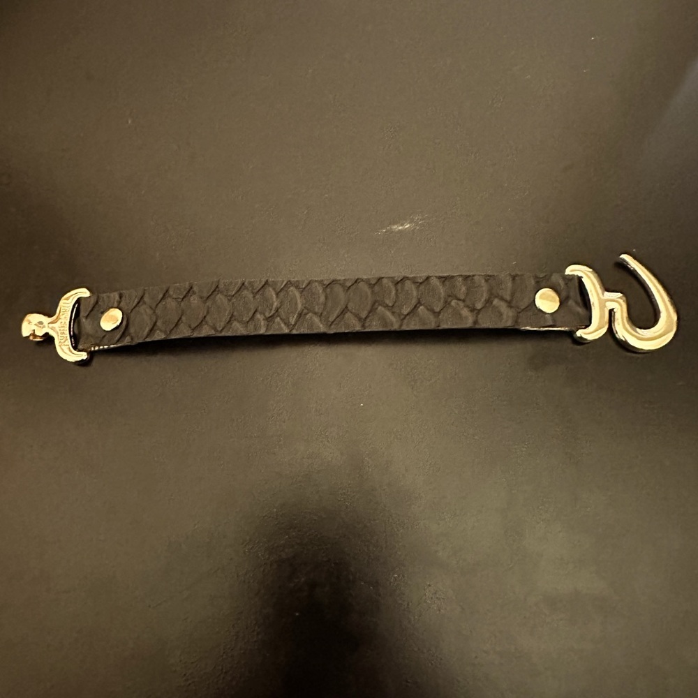 Rustic Cuff Black Python Hook - image 1